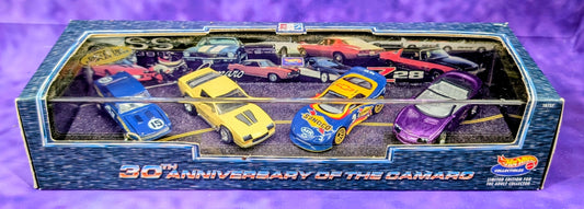 Hot Wheels 30th Anniversary of the Camaro - Individually Numbered A5553 - Limited Edition Premium Set in Display Case - Real Riders
