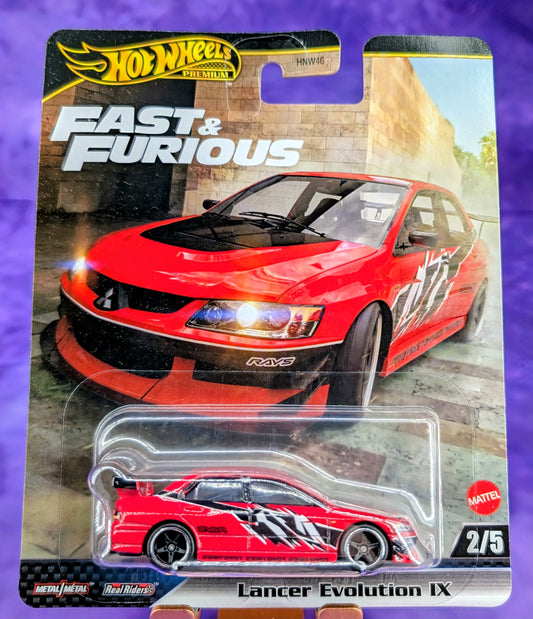 Hot Wheels Lancer Evolution IX (EVO) - Fast & Furious- Premium
