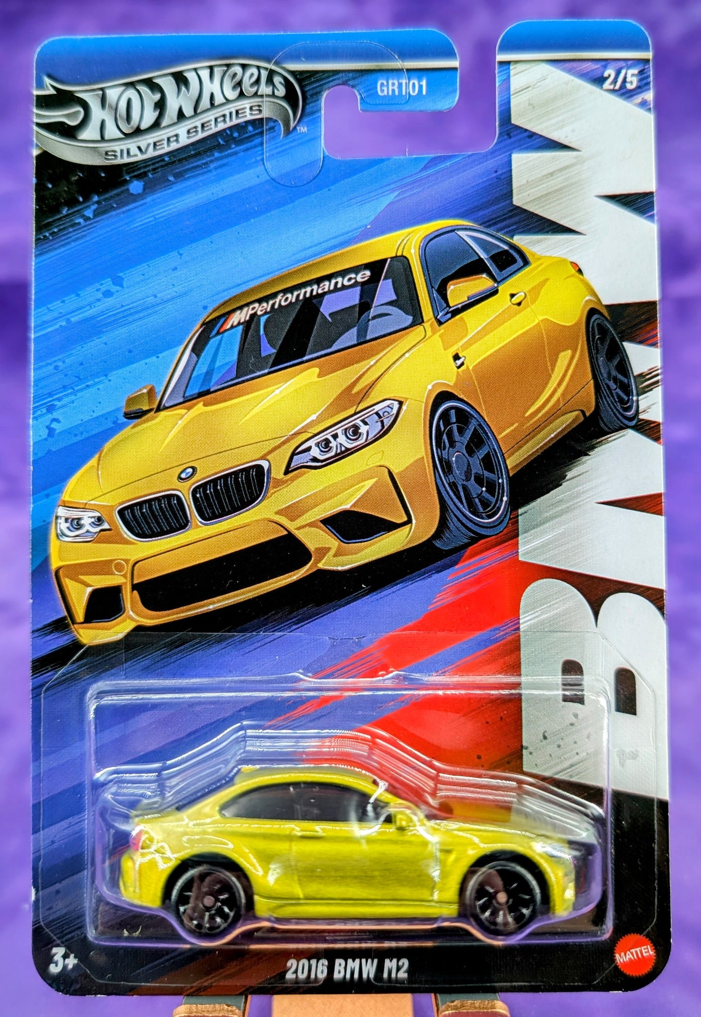 Hot Wheels BMW Silver Label Set of 5 cars- w/ "Unofficial Chase" M5 w/ Metal Chassis