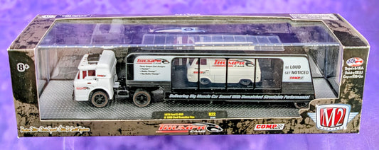 M2 Machines 1970 Ford C-850 & 1965 Ford Econoline Van - Thumper Cams - R22 17-01