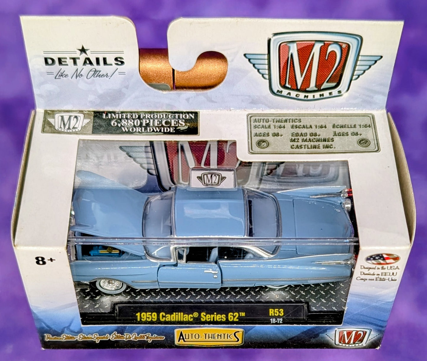 M2 Machines 1959 Cadillac Series 62 - R53 18-72