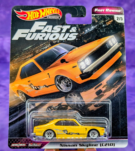 Hot Wheels Nissan Skyline (C210) - Fast Rewind - Fast & Furious - Premium