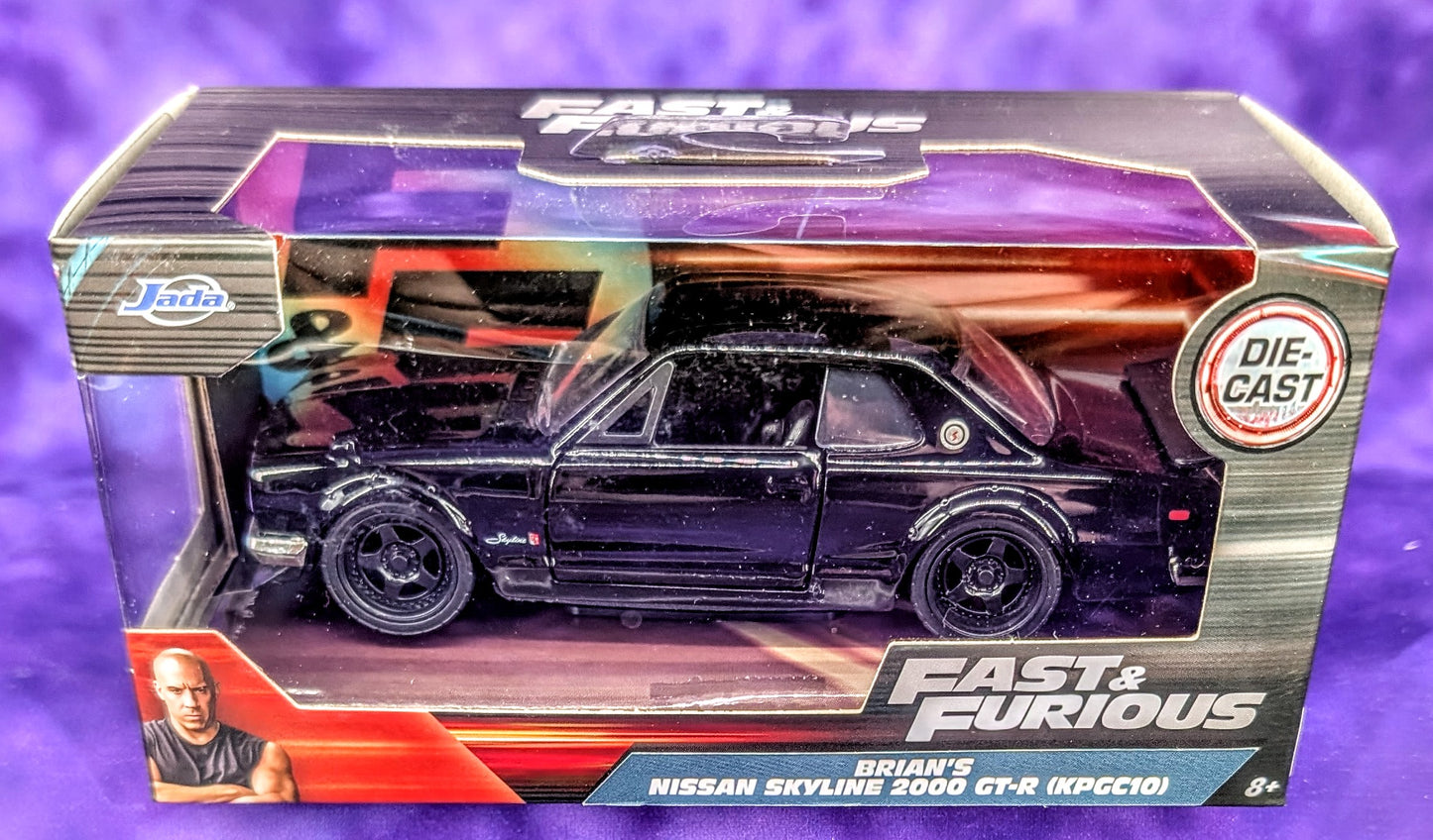 Jada 1:32 Fast & Furious Brian’s Nissan Skyline 2000 GT-R (KPGC10)