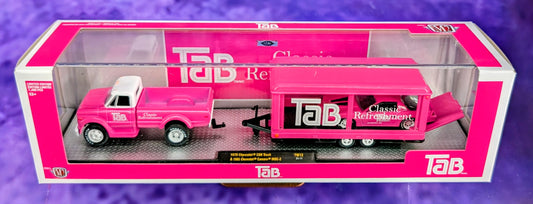 M2 Machines 1970 Chevrolet C60 Truck & 1985 Chevrolet Camaro IROC-Z - Tab Cola - TW12 21-11