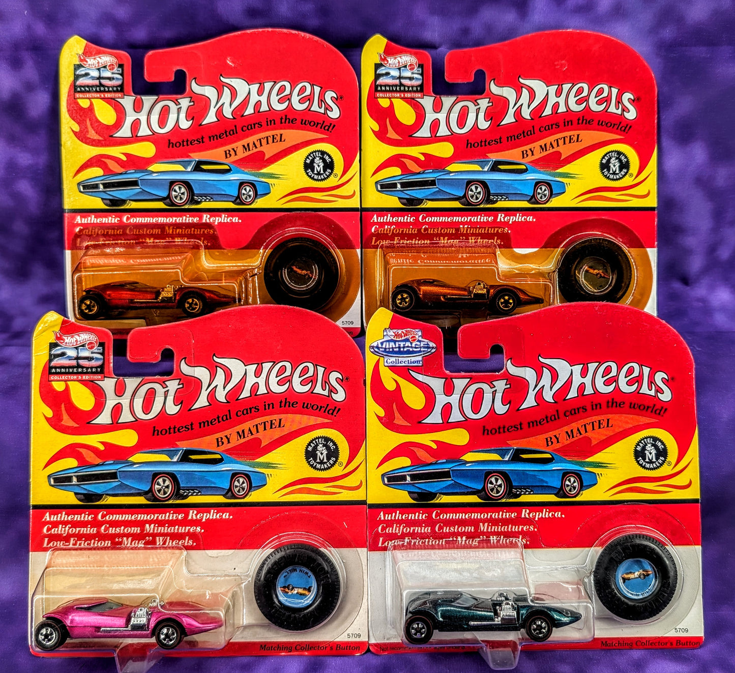 Hot Wheels Twin Mill - 4-Car Lot - 25th Anniversary / Vintage Series