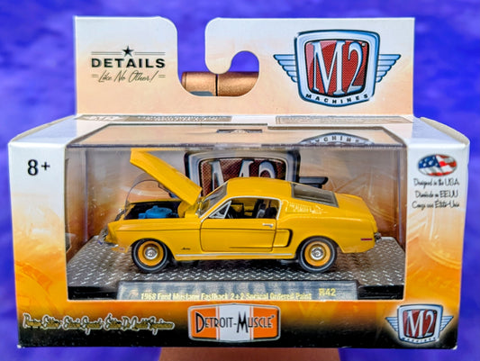 M2 Machines 1968 Ford Mustang Fastback 2+2 Speical Ordered Paint - R42 18-01