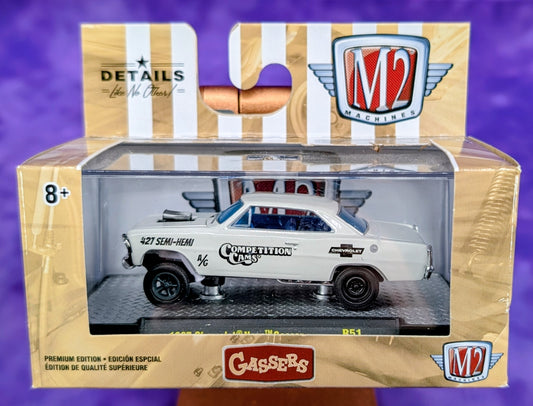 M2 Machines 1967 Chevrolet Nova Gasser - Comp Cams - R51 20-05