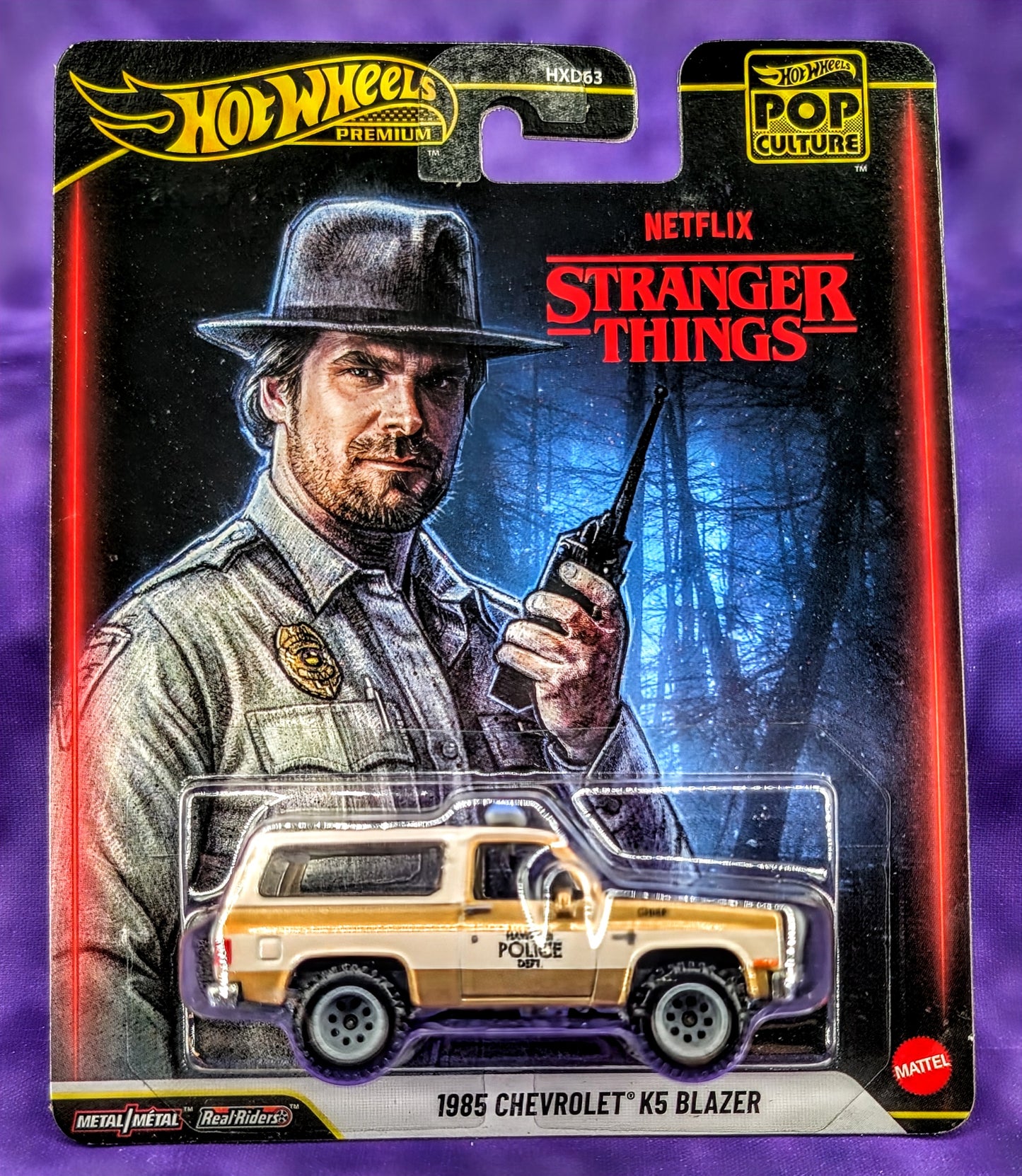 Hot Wheels 1985 Chevrolet K5 Blazer - Stranger Things - Pop Culture - Premium