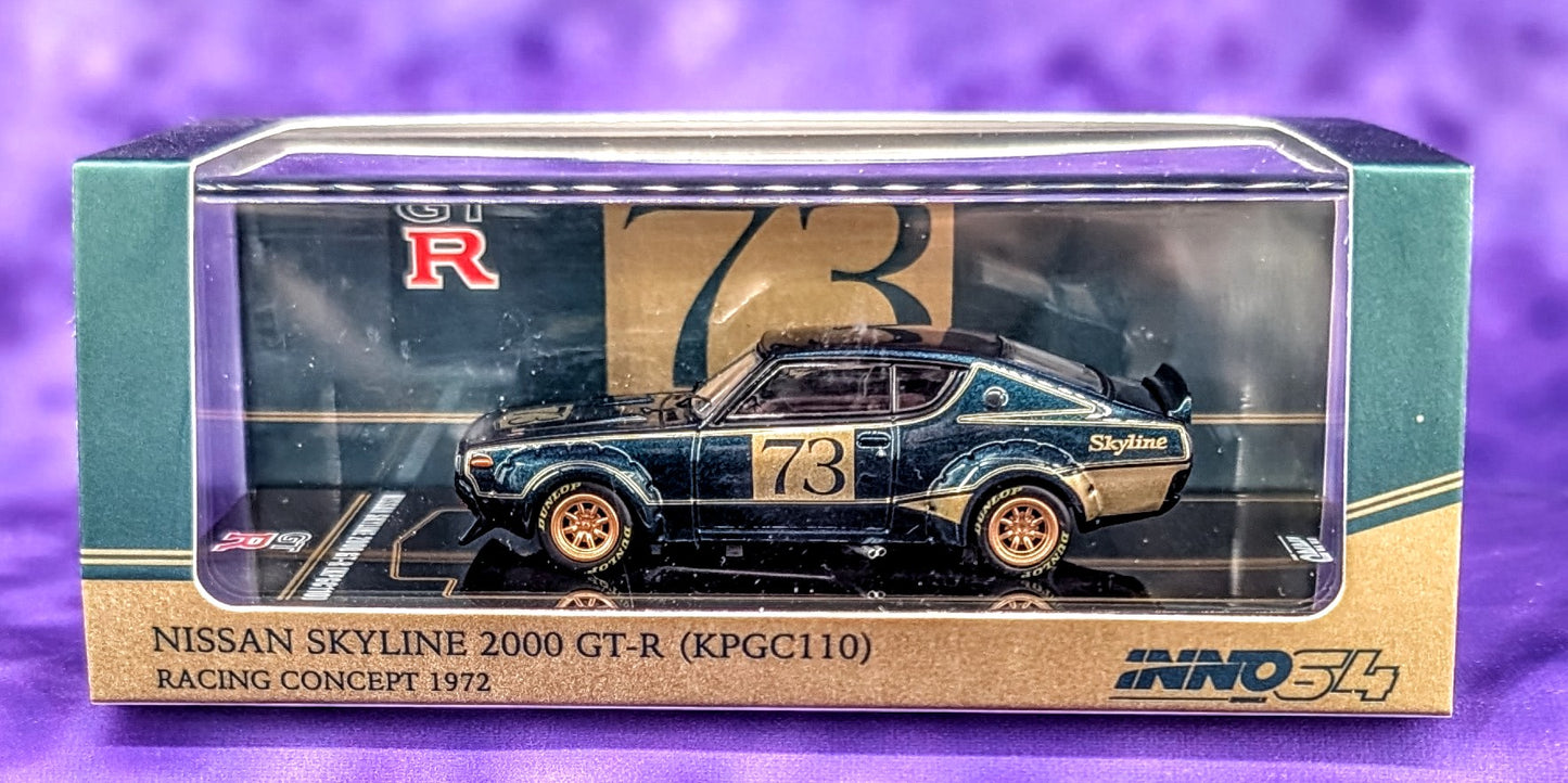 INNO64 Nissan Skyline 2000 GT-R (KPGC110) - Racing Concept 1972