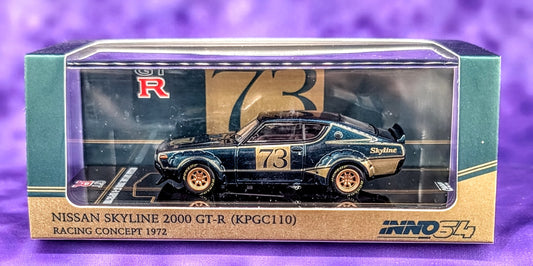 INNO64 Nissan Skyline 2000 GT-R (KPGC110) - Racing Concept 1972