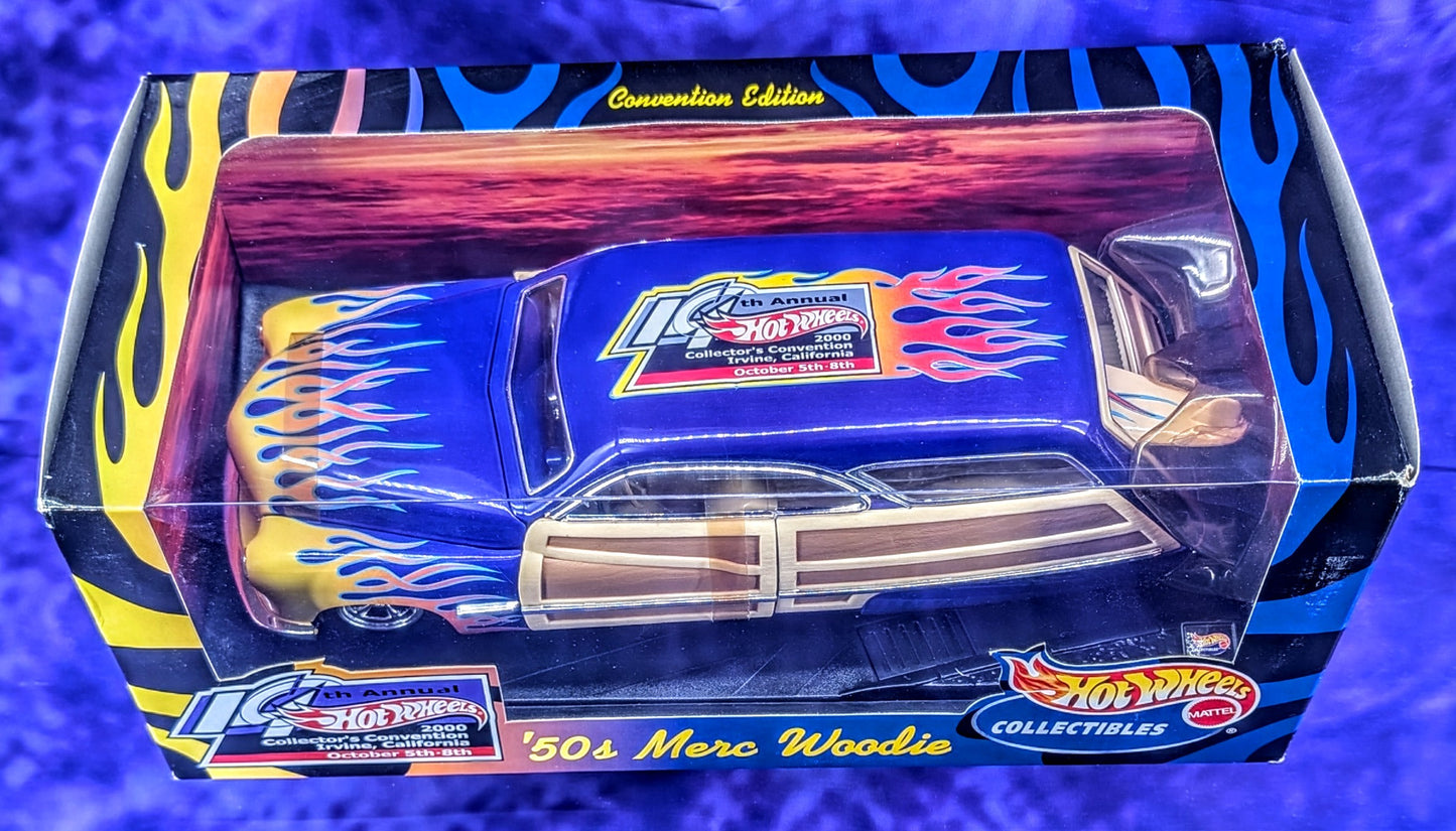 Hot Wheels '50s Merc Woodie (Purple) - 14th Annual Collector's Convention - 1:18 Scale