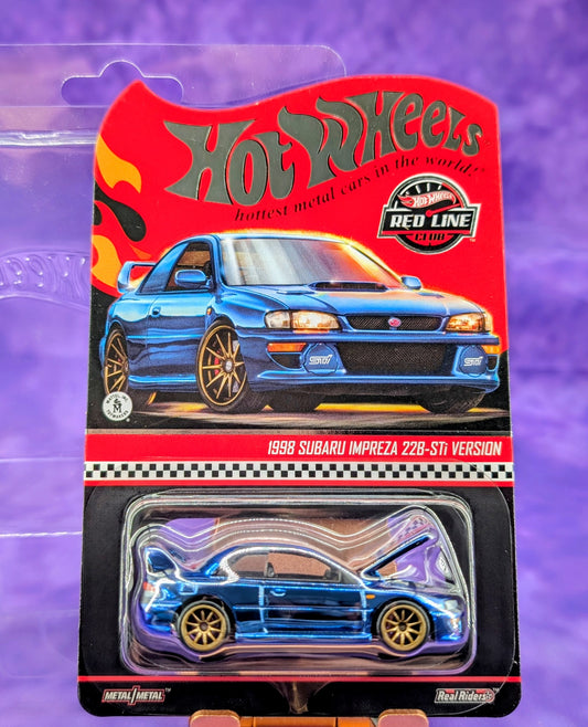 Hot Wheels RLC 1998 Subaru Impreza 22B-STi Version - Red Line Club