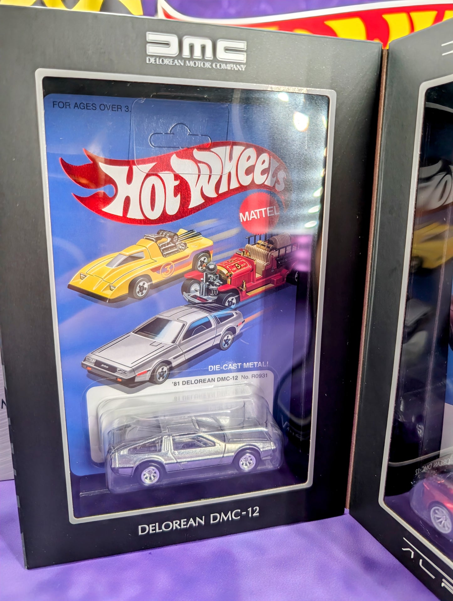 Hot Wheels x DeLorean DMC-12 & Alpha5 Collector Set - RLC