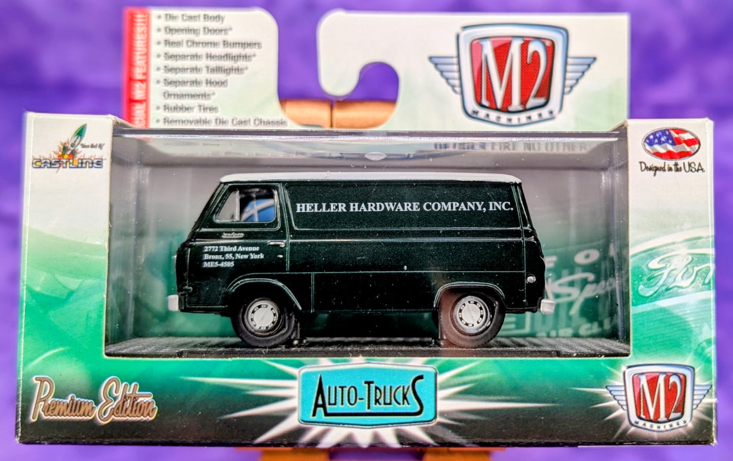 M2 Machines 1965 Ford Econoline Delivery Van - Hardware Store - R36 15-76