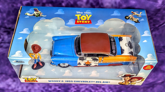 Jada 1:24 Woody & 1955 Chevrolet Bel Air - Disney Pixar Toy Story