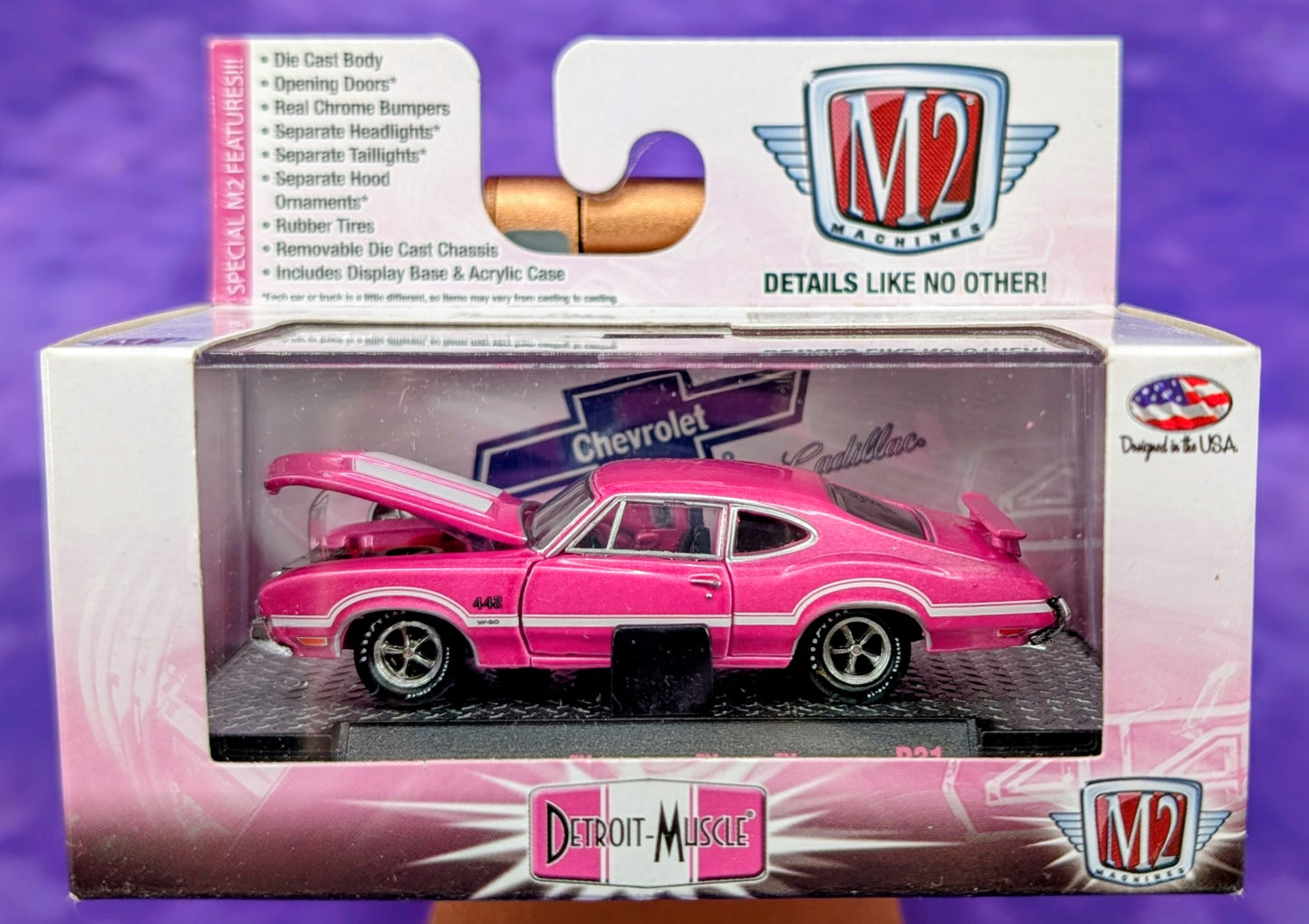 M2 Machines 1970 Oldsmobile Cutlass 442 W-30 - R31 15-45