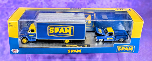 M2 Machines 1968 Chevrolet C60 Truck & 1979 Chevrolet Silverado Stepside - SPAM - R55 22-10