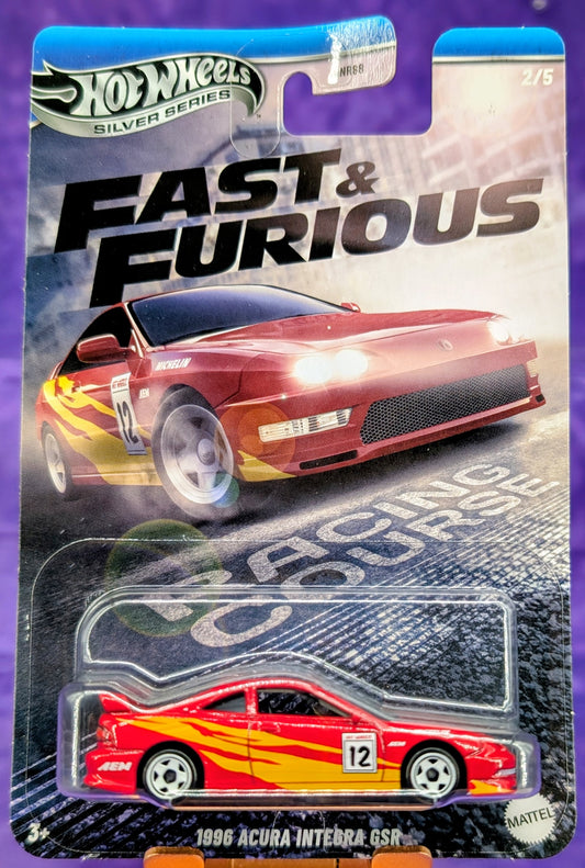 Hot Wheels 1996 Acura Integra GSR - Fast & Furious - Silver Series