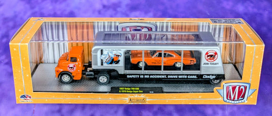 M2 Machines 1957 Dodge 700 COE & 1970 Dodge Super Bee - 11-15