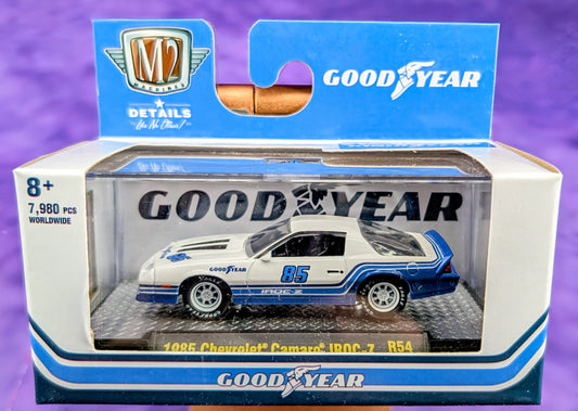 M2 Machines 1985 Chevrolet Camaro IROC-Z - Goodyear - R54 20-44