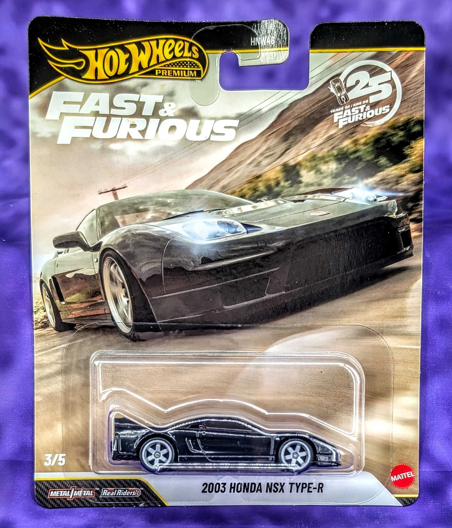 Hot Wheels Fast & Furious 5-Car Set w/ CHASE Dom's 1970 Dodge Charger R/T - 2026 Q Case - Premium