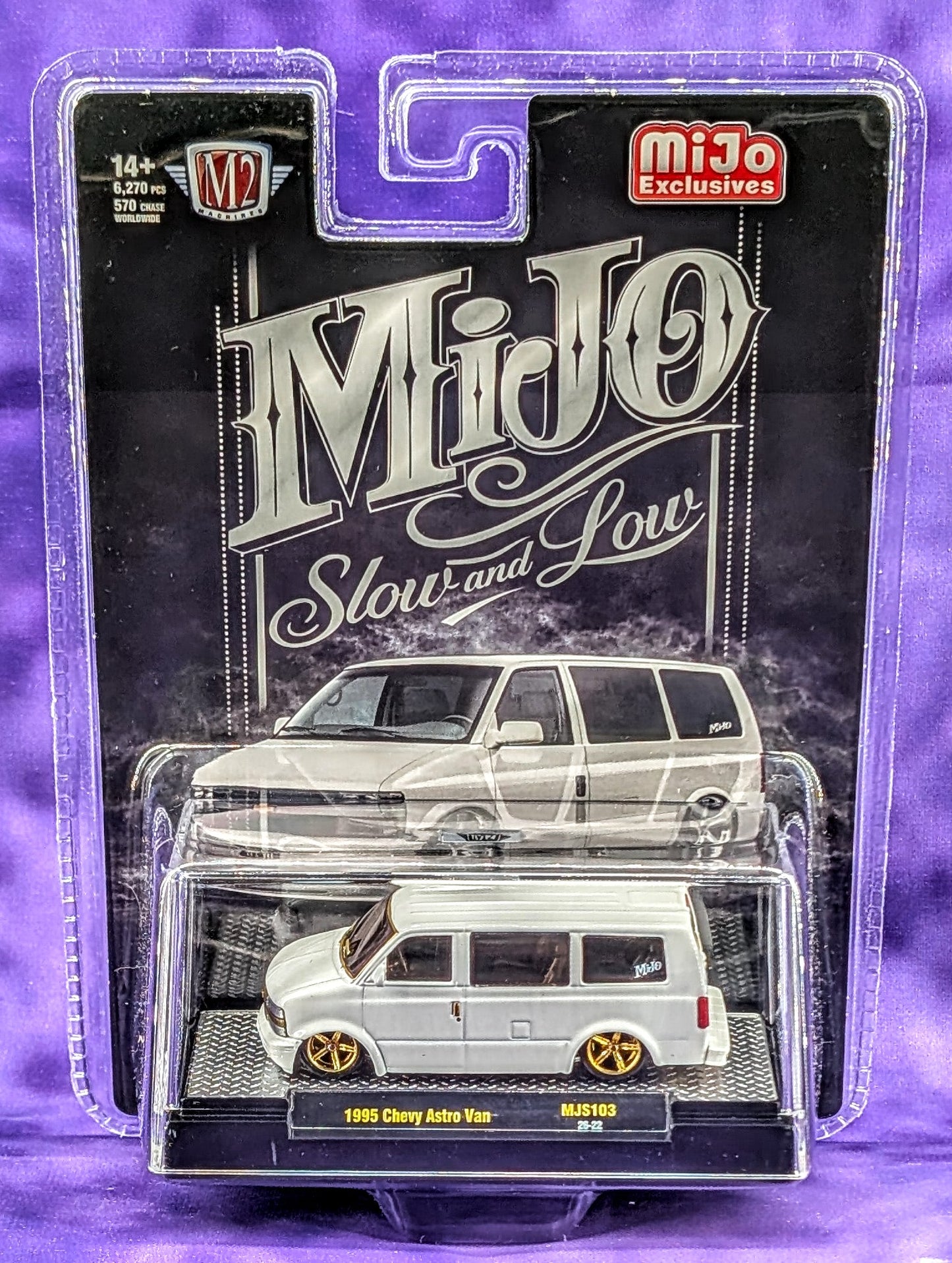 CHASE M2 Machines 1995 Chevy Astro Van - 1 of 570 - Slow and Low - Hobby Exclusive