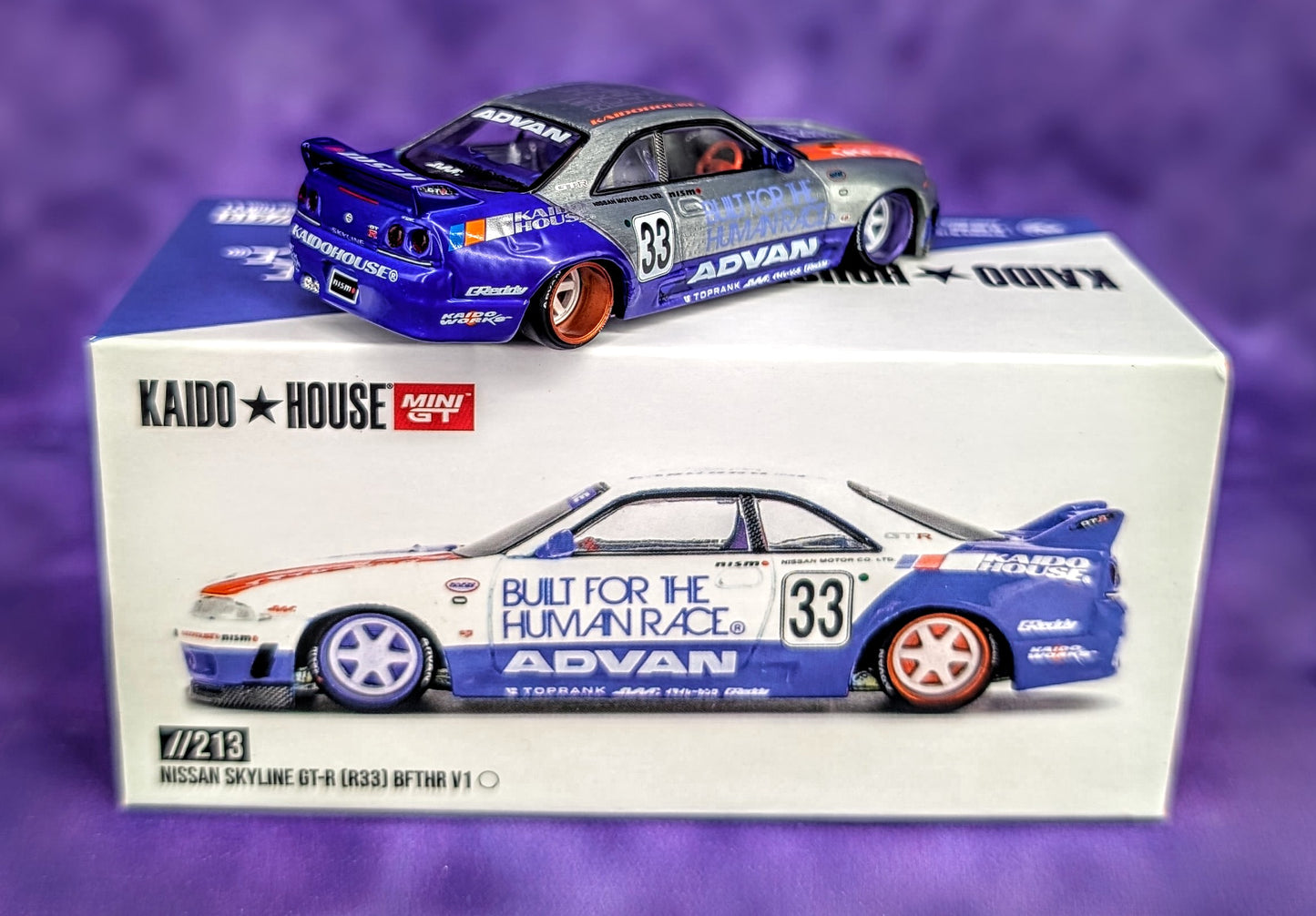 CHASE Kaido House Nissan Skyline GT-R (R33) BFTHR V1 - RAW Metal