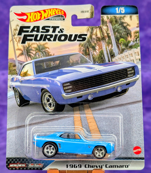 Hot Wheels 1969 Chevy Camaro - Fast & Furious - Premium