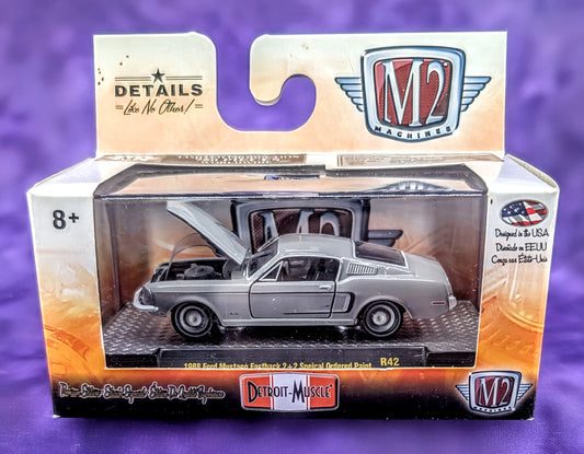 CHASE M2 Machines 1968 Ford Mustang Fastback 2+2 - 1 of 750 - Detroit-Muscle