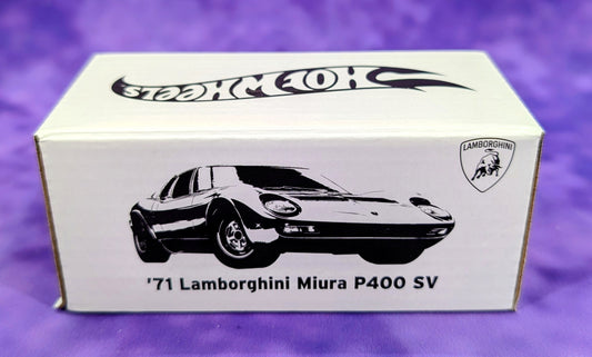 Hot Wheels RLC '71 Lamborghini Miura P400 SV - Red Line Club Exclusive - New in Box