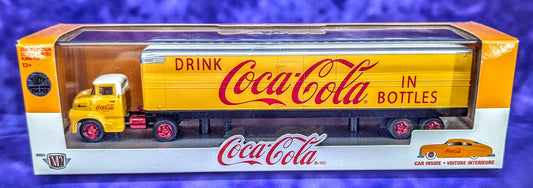 CHASE! M2 Machines 1956 Ford COE & 1949 Mercury Coupe - Coca-Cola - 1 of 750
