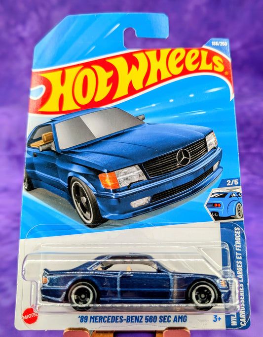 Hot Wheels '89 Mercedes-Benz 560 SEC AMG - Wild - Mainline