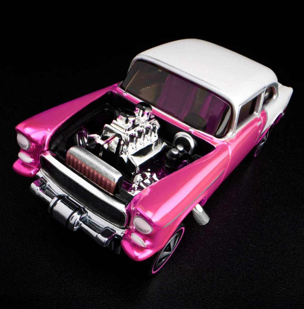 Hot Wheels RLC '55 Chevy Bel Air Gasser - Convention Party Pink - Red Line Club