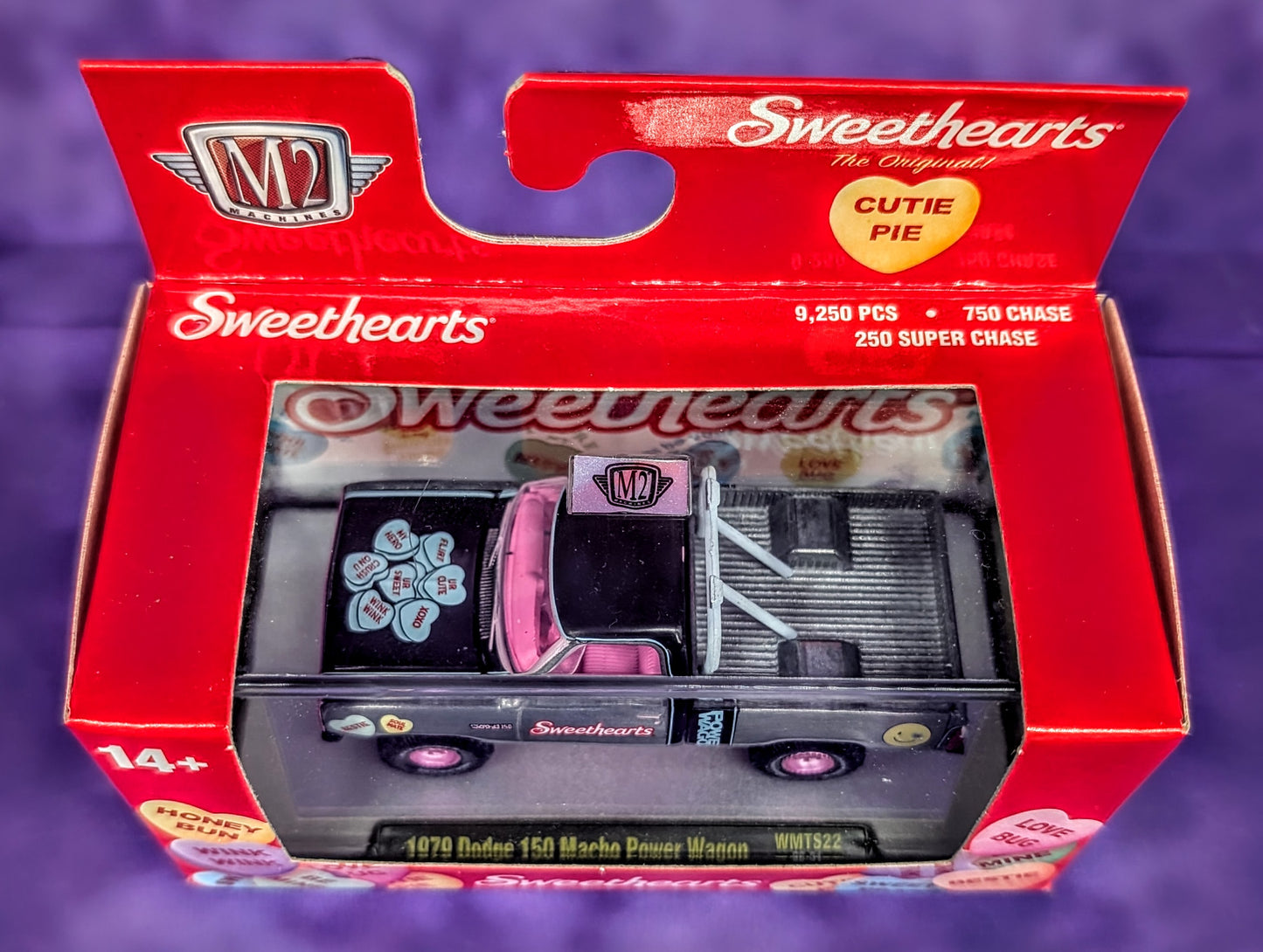 CHASE! M2 Machines 1979 Dodge 150 Macho Power Wagon - Sweethearts - 1 of 250 Raw Super Chase