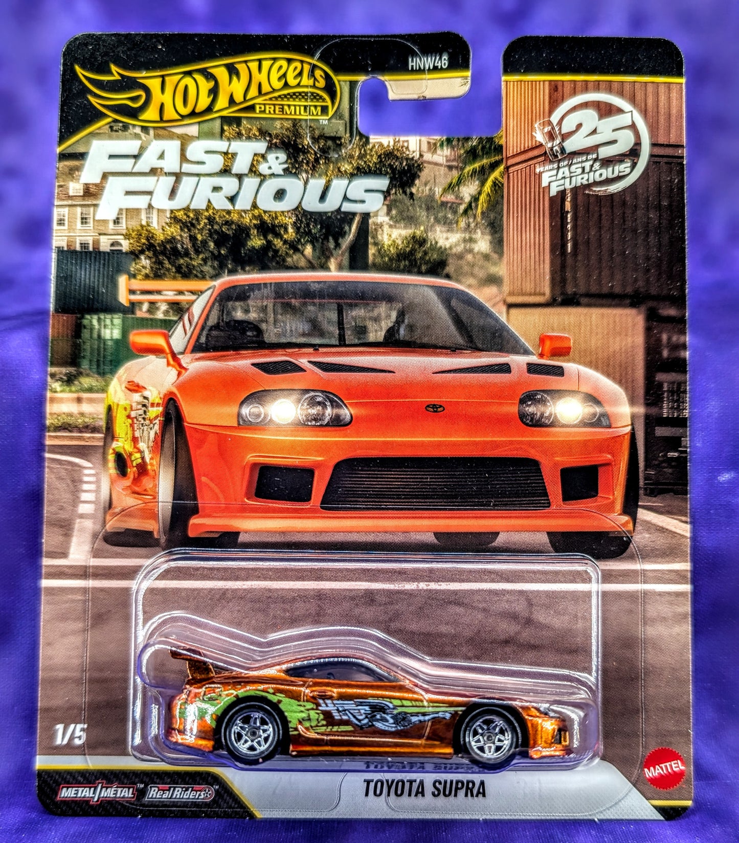 CHASE Hot Wheels Toyota Supra - Fast and Furious 25th Anniversary (1/5) - Premium