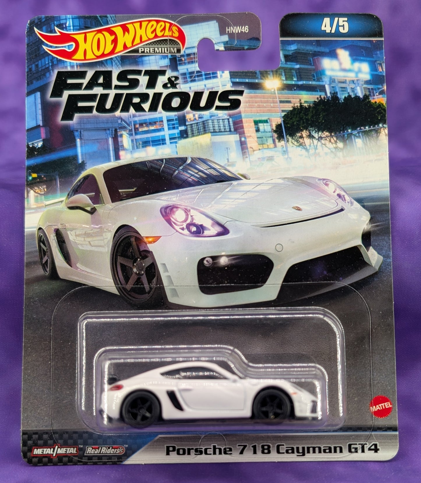 Hot Wheels Porsche 718 Cayman GT4 - Fast and Furious - Premium
