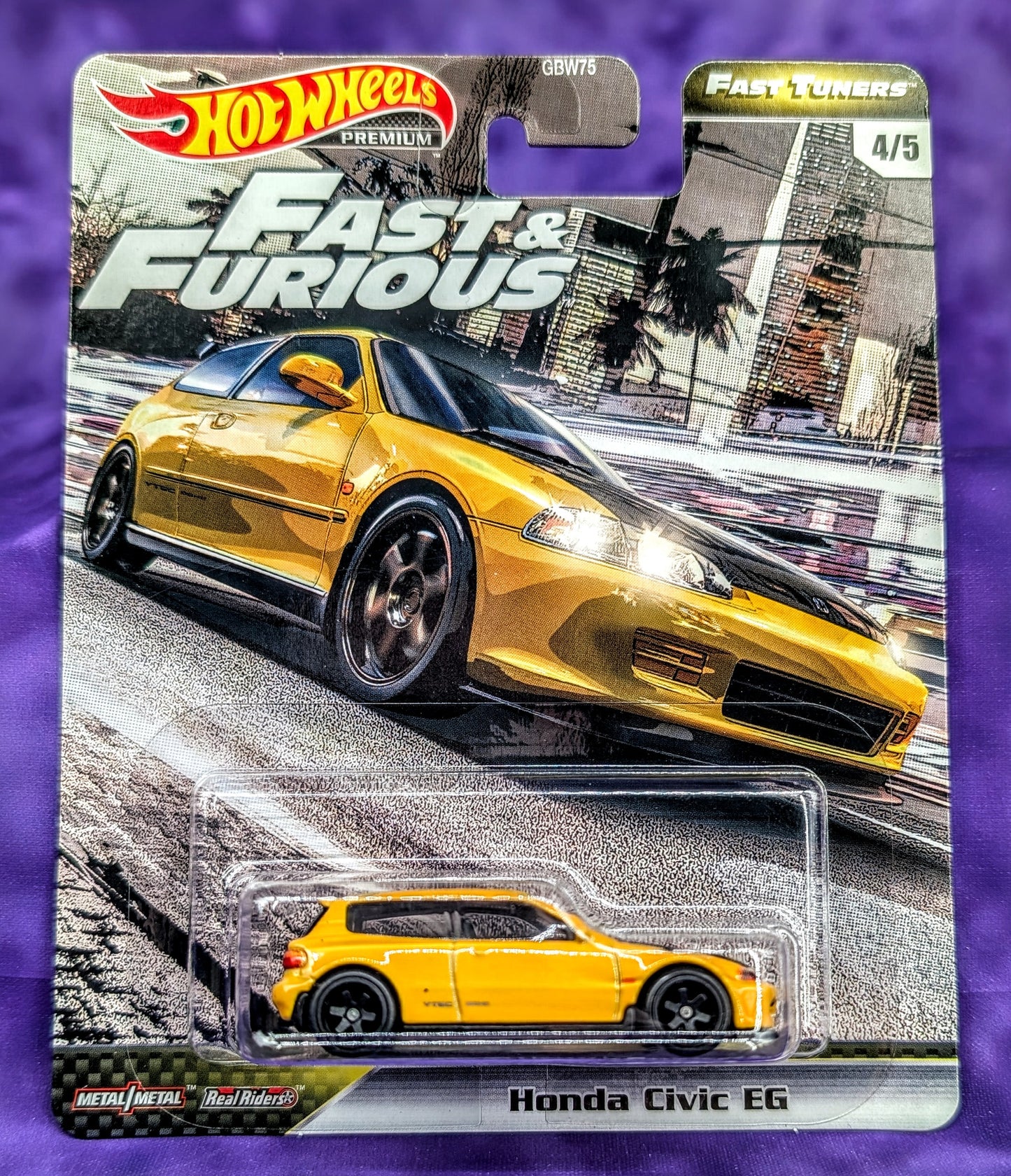 Hot Wheels Honda Civic EG - Fast & Furious Fast Tuners - Premium