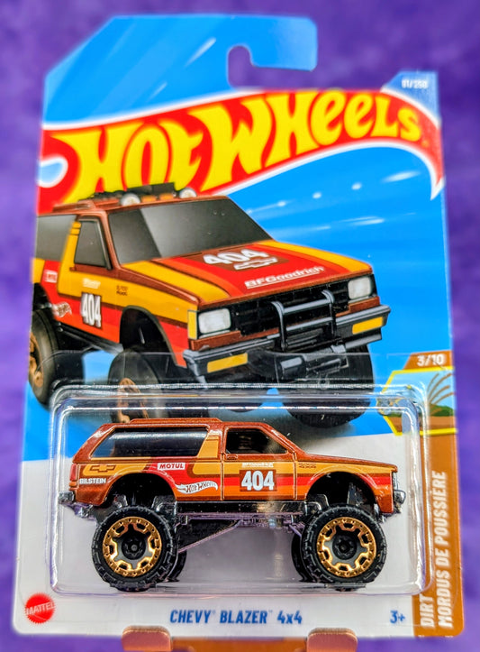 Hot Wheels Chevy Blazer 4x4 - Dirt - Mainline