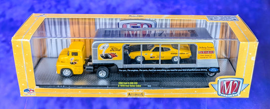 M2 Machines 1956 Ford C-500 COE & 1970 Ford Torino Cobra - 12-01 - See Description