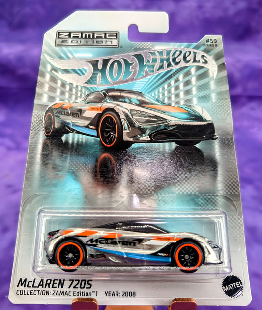 Hot Wheels Nft/Virtual Garage McLaren 720S - 1 of 3600 - ZAMAC Edition 1 - Series 8