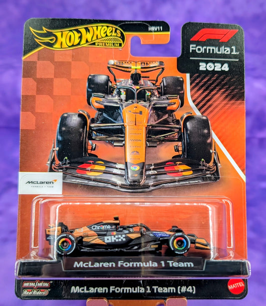Hot Wheels McLaren Formula 1 Team #4 - Oscar Piastri - F1 Racing - Premium