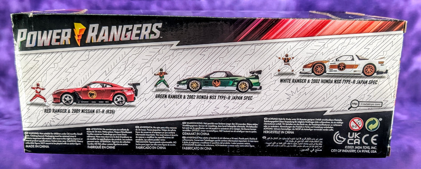 Jada Power Rangers Red Ranger & 2009 Nissan GT-R (R35) - 1:24 Scale