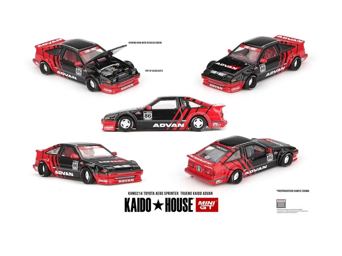 Kaido House Toyota AE86 Sprinter Trueno Kaido ADVAN - #214