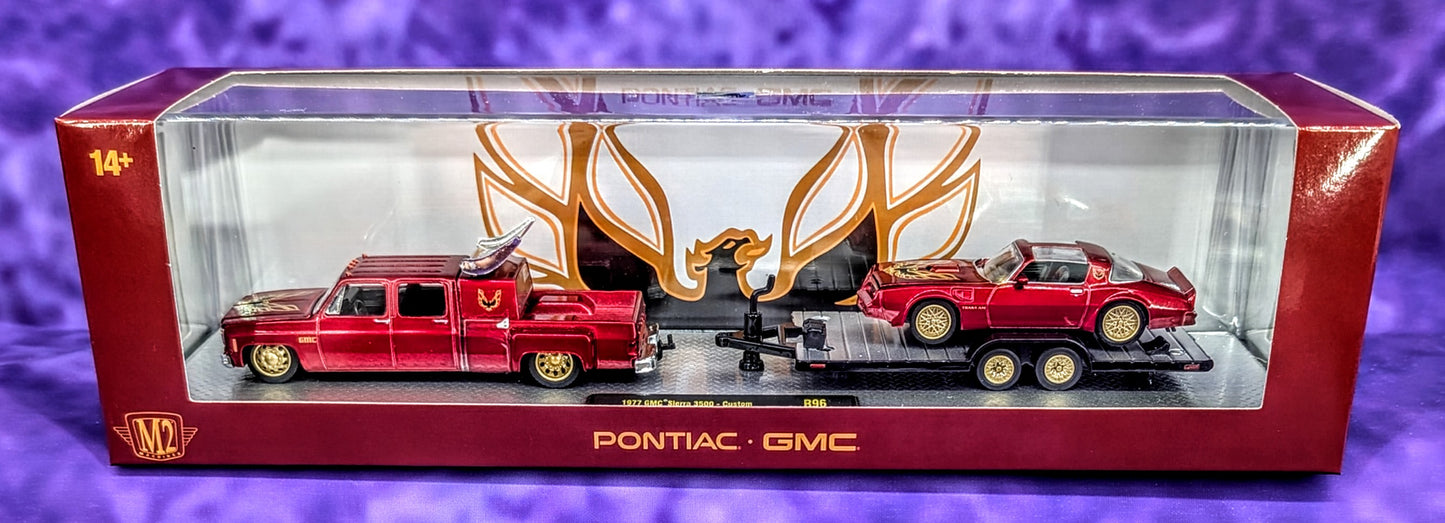 M2 Machines 1977 GMC Sierra 3500 - Custom & 1977 Pontiac Firebird Trans Am