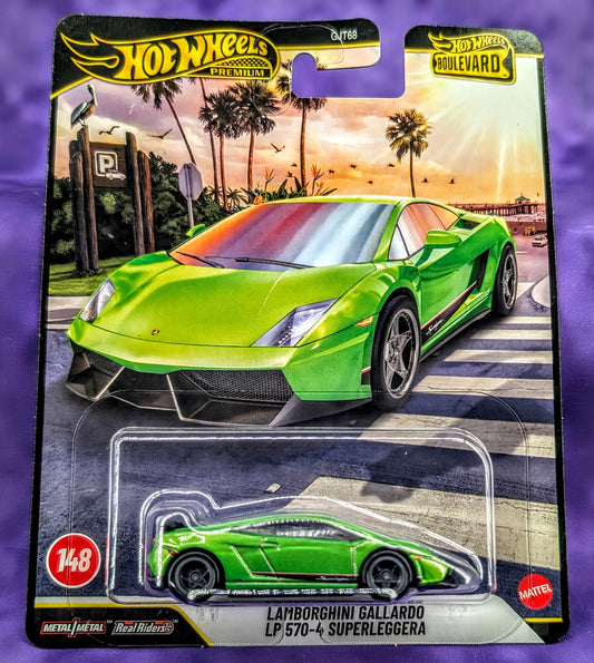 Hot Wheels Lamborghini Gallardo LP 570-4 Superleggera - Boulevard #148 - Premium