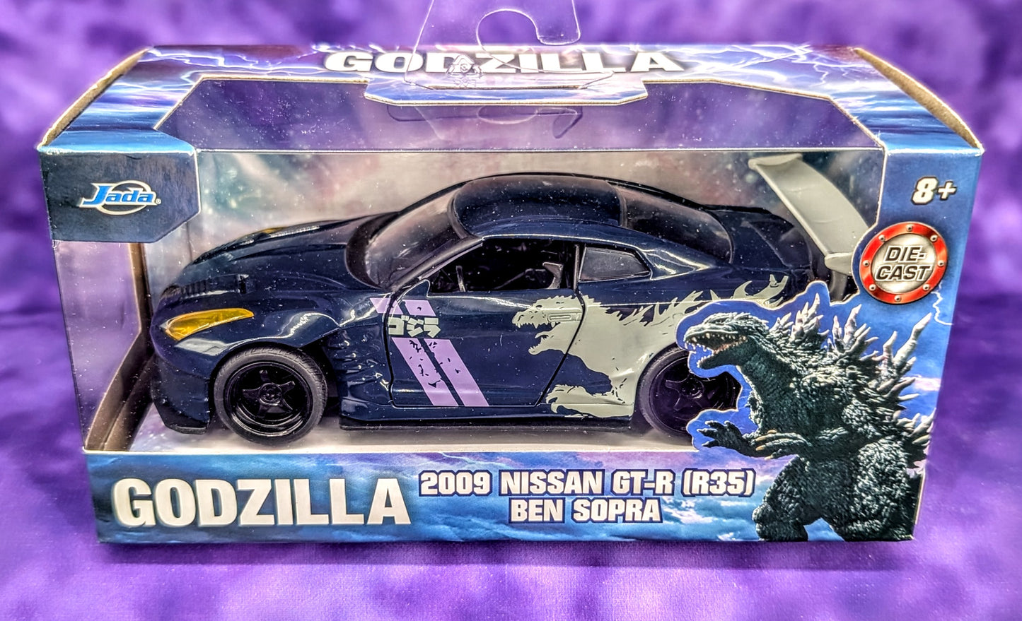 Jada 1:32 Hollywood Rides Godzilla 2009 Nissan GT-R (R35) Ben Sopra