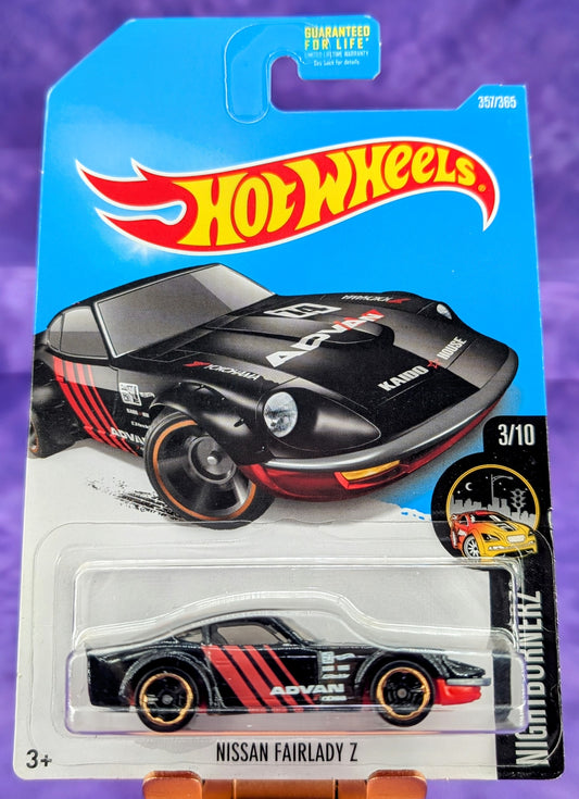 Hot Wheels ADVAN Nissan Fairlady Z - Nightburnerz- Mainline