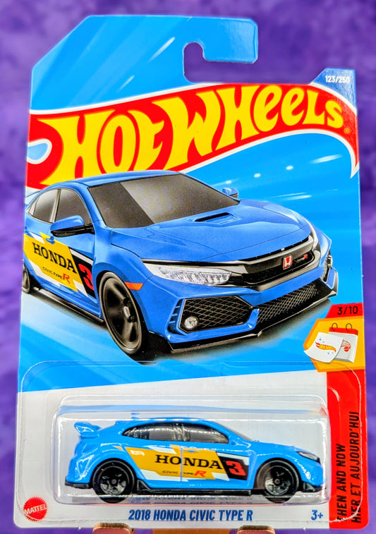 Hot Wheels - 2018 Honda Civic Type R -Then and Now - Mainline
