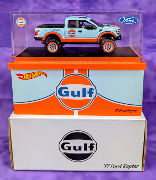 Hot Wheels RLC GULF '17 Ford Raptor - #09080/10000 - Red Line Club