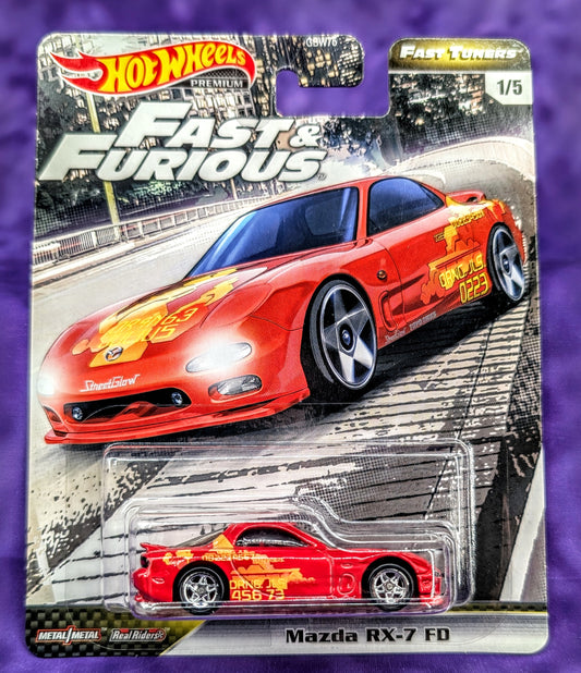 Hot Wheels Mazda RX-7 FD - Fast & Furious - Fast Tuners - Premium